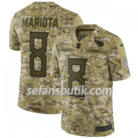 Tennessee Titans Tröjor MARIOTA 8 Nike Salute to Service - Herr